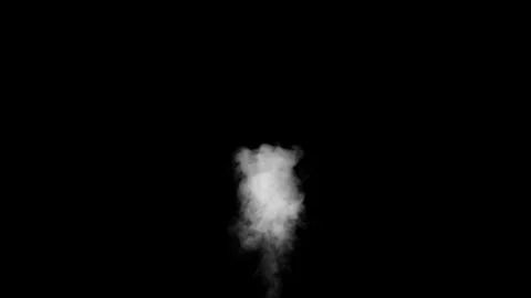 Ethereal Smoke Against a Dark Background Creating a Cloudy, Mysterious and .. 動画素材 341780949