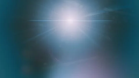 Ethereal soft blue white optical lens flare hazy transparent overlay. bright  Stock Illustration