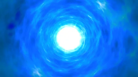 ETHEREAL TUNNEL BLUE Video stock 135524767