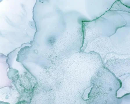 Ethereal Water Pattern. Liquid Ink Wash Stock Illustration