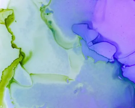 Ethereal Water Pattern. Liquid Ink Wave Stock Illustration