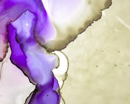 Ethereal Water Pattern. Liquid Ink Wave Stock Illustration