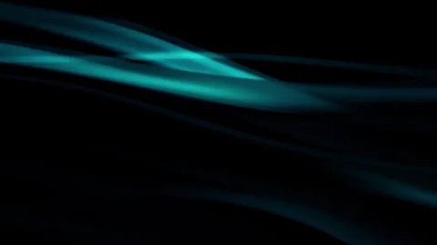 Ethereal waves of light dancing in the dark Stock Footage 303590668