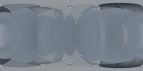 Ethereal Wireframe Architecture 360VR 6K Loop 動画素材 336929887