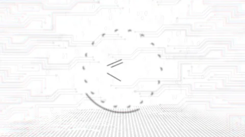 Ethereum Classic - ETC - 3D Cryptocurrency Outline Coin Loop Видео 113094155