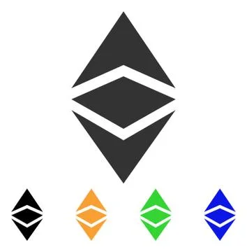 Ethereum Classic Vector Icon Illustrazione stock