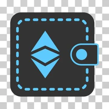Ethereum Classic Wallet Vector Icon Illustrazione stock