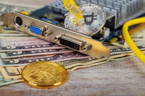Ethereum Coin rendering engine cryptocurrency Stock Photos