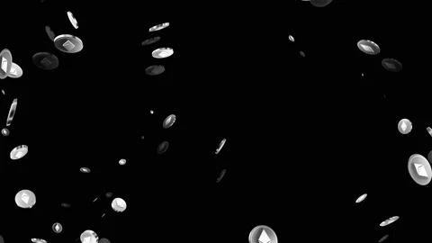 Ethereum crypto coin token loop animation 库存影片 160555514