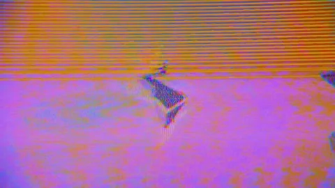 Ethereum Crypto ETH Currency Analog Tv Glitch Noise Texture. Animation Stock Footage 246551620