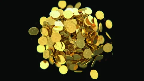 Ethereum cryptocurrency jumping in slow motion 4K Video stock 151507447