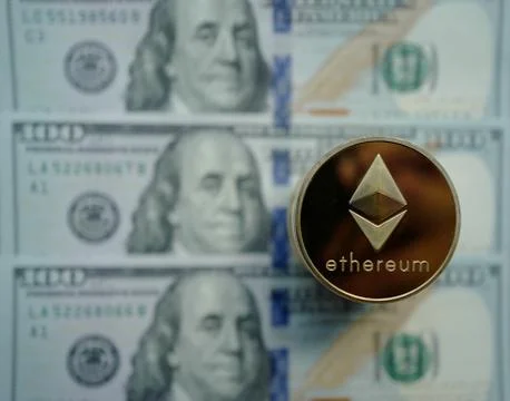Ethereum Cryptocurrency Stock Photos
