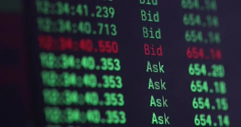 Ethereum cryptocurrency transactions on a digital screen. Stock Footage 145351090