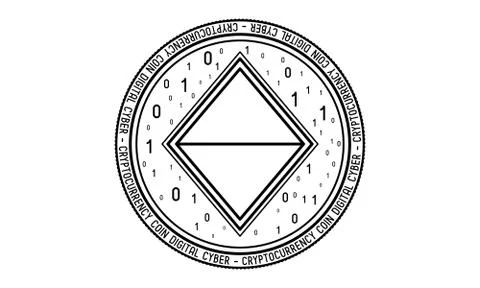 Ethereum currency 库存插图