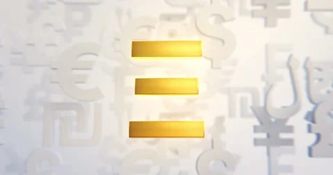 Ethereum Currency Loop in a 3D animation Stock Footage 251437526