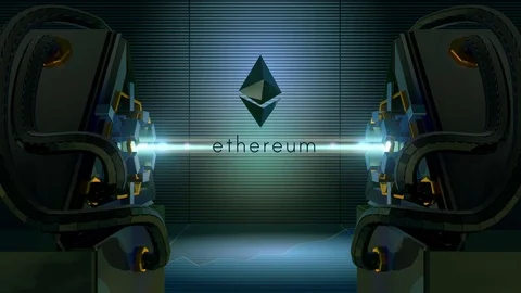 Ethereum Engine Stock Footage 83712717