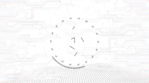 Ethereum - ETH - 3D Cryptocurrency Outline Coin Loop Vidéo 113093282