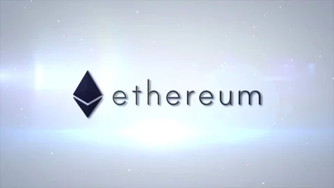 Ethereum ETH Alternative Text Cryptocurrency Logo Coin 3d Animation Motion Stock Footage 150387702