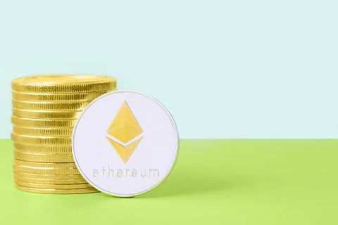 ETHEREUM ETH cryptocurrency. Stock-Fotos