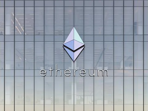 Ethereum ETH Ilustração Stock