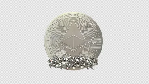 Ethereum Lock Wave Crypto Security Stock Footage 199935673
