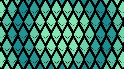 Ethereum moving background. The Ethereum cryptocurrency symbol moves smoothly Stock-Footage 150340052
