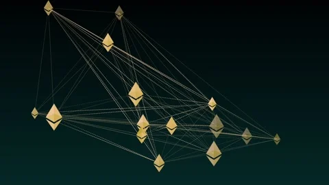 Ethereum Network Stock Footage 130801269
