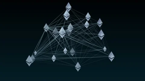 Ethereum Network Vídeo Stock 130803687
