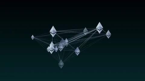 Ethereum Network Vídeo Stock 130803705