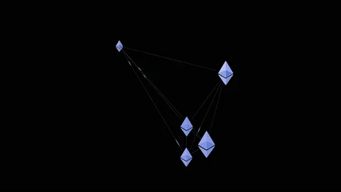Ethereum Network Stock Footage 130955496