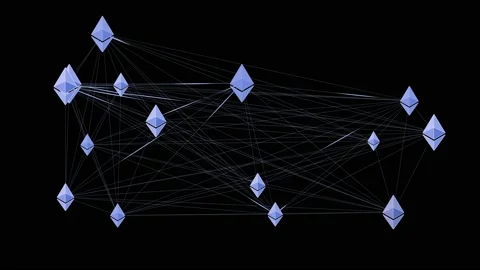 Ethereum Network Video stock 130955533
