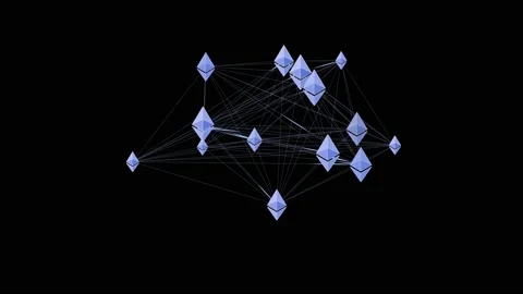Ethereum Network Stock Footage 130955537