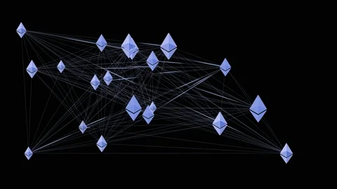 Ethereum Network Stock Footage 130955620