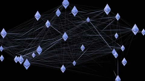 Ethereum Network Stock Footage 130955728