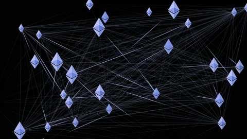 Ethereum Network Stock Footage 130955733