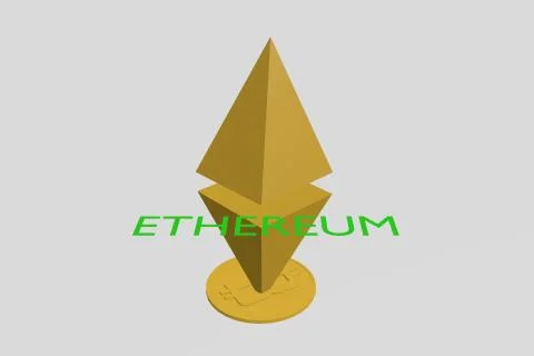 Ethereum sign Stock Illustration