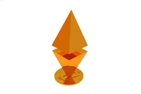 Ethereum sign Stock Illustration