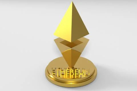 Ethereum sign Stock Illustration