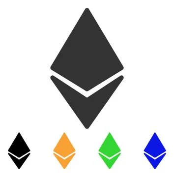 Ethereum Vector Icon Illustrazione stock