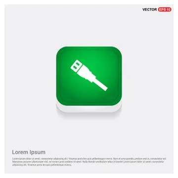Ethernet Cable Icon Stock Illustration