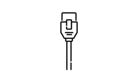 Ethernet cable icon Иллюстрация