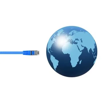 Ethernet cable Stock Illustration