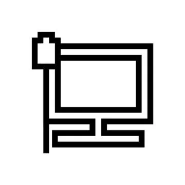 Ethernet Connection Connected Icon Stock Illustration