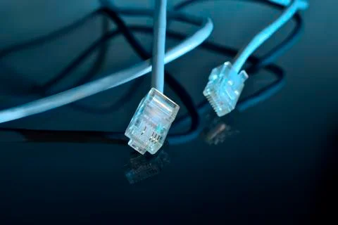 Ethernet connection Stock Photos