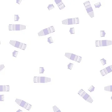 Ethernet modem glyph seamless pattern Stock Illustration