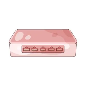 Ethernet port Stock Illustration