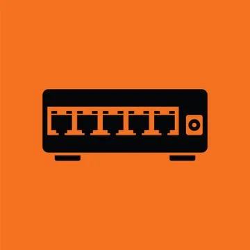 Ethernet switch icon Stock Illustration