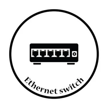 Ethernet switch icon Vector illustration 스톡 일러스트