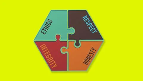 Ethic integrity Stock Illustration