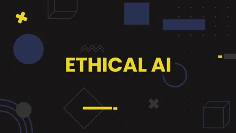 Ethical AI, Dynamic Minimal Moving Shapes Animation Stock Footage 277799856